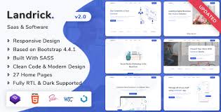 Landrick - Saas - Software Landing Page Template