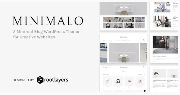Minimalo - A Minimal Blog WordPress Theme for Creative Websites