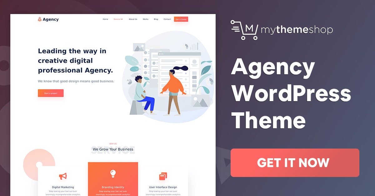 MyThemeShop Agency WordPress Theme