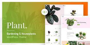 Plant - Gardening - Houseplants WordPress Theme