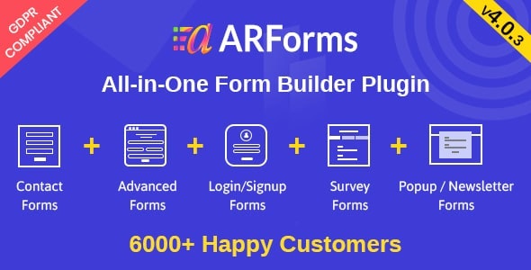 ARForms WordPress Form Builder Plugin +All Addons Pack