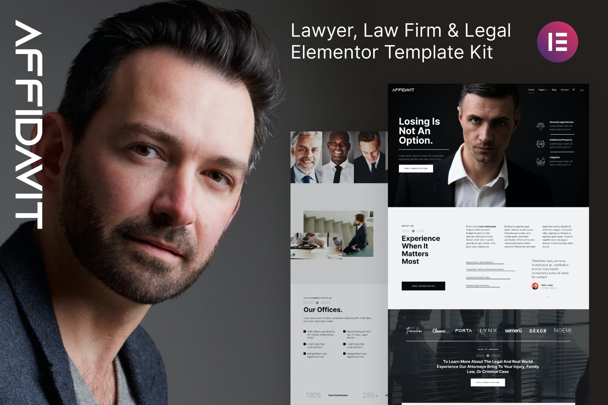 Affidavit - Lawyer - Law Firm Elementor Template Kit