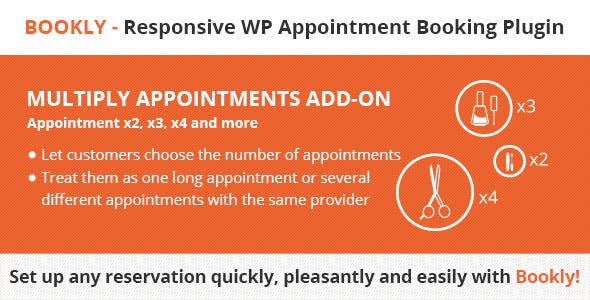 Bookly Multiply Appointments (Add-on)