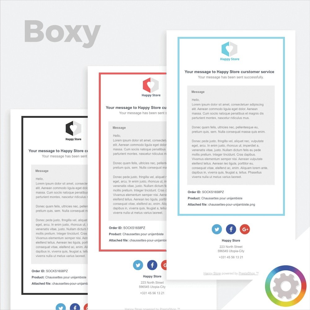Boxy - Email template by PrestaShopX