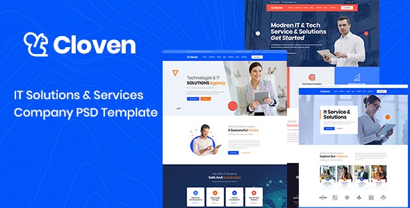 Cloven - IT Solutions -Services Company Elementor Template Kit