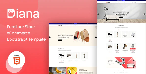 Diana - Furniture Store eCommerce Template