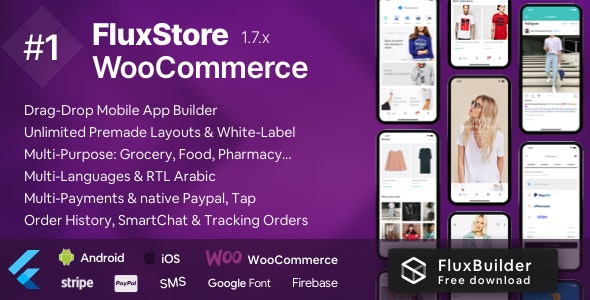 Fluxstore WooCommerce - Flutter E-commerce Full App