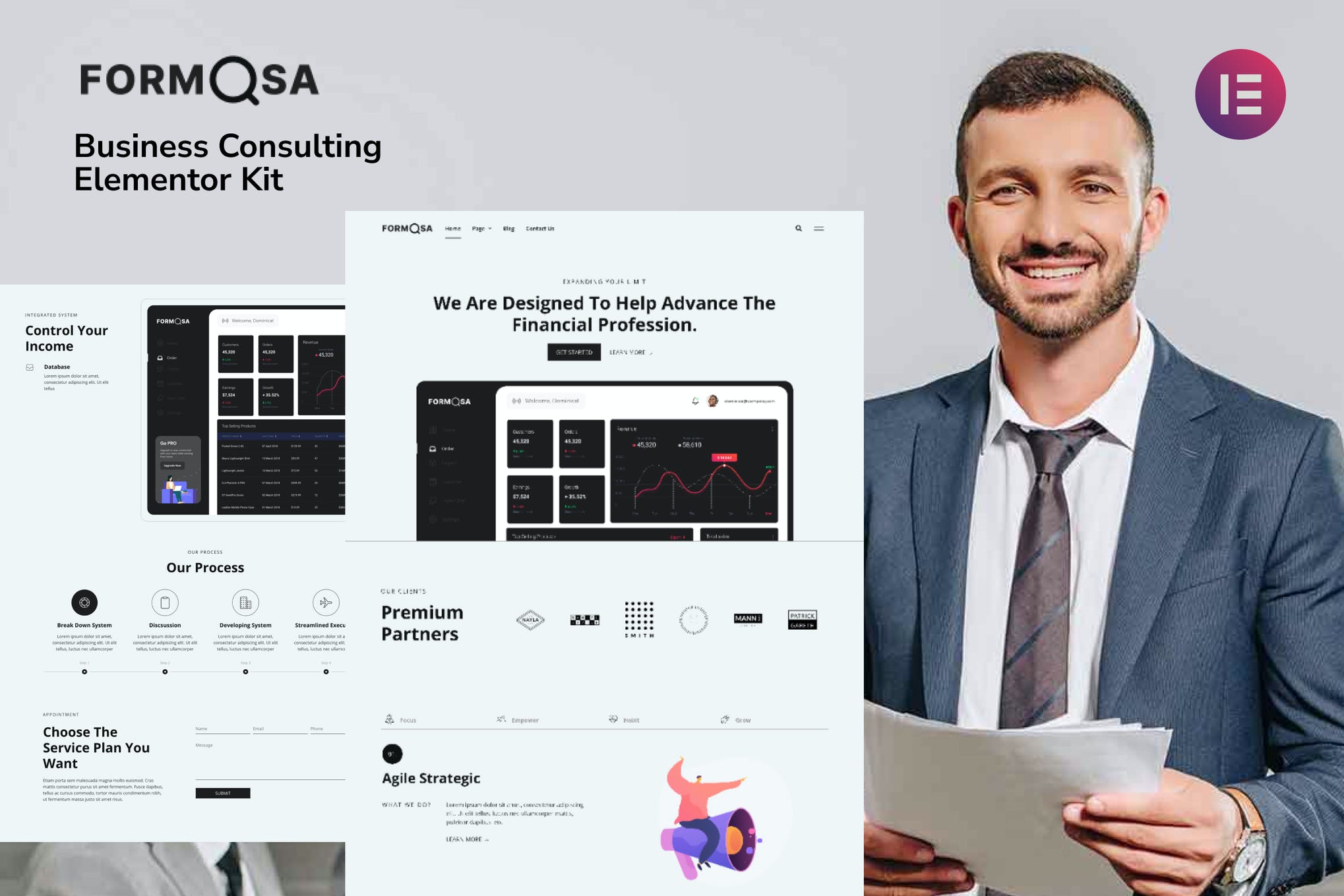 Formosa - Business Consulting Elementor Template Kit