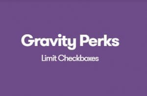 Gravity Perks Limit Checkboxes Add-On