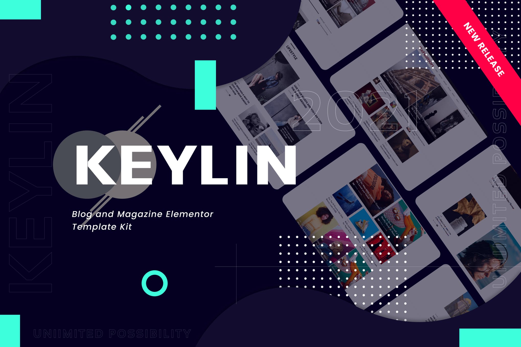 Keylin - Blog - Magazine Elementor Template Kit
