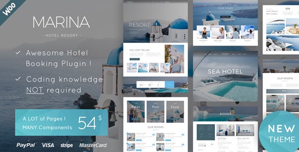 Marina - Hotel - Resort WordPress Theme