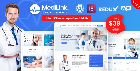 Medilink - Health - Medical WordPress Theme