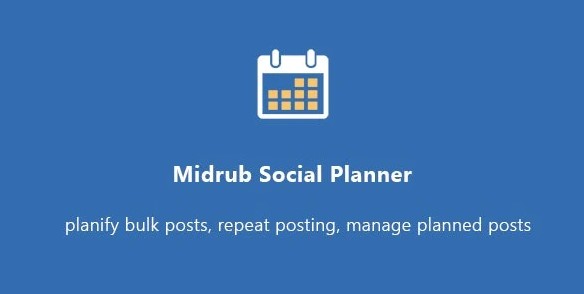 Midrub Social Planner - planify your social life