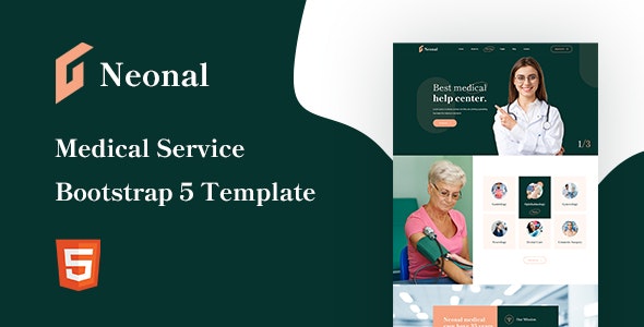 Neonal - Medical Service Bootstrap Template