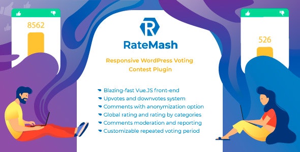 RateMash - Responsive WordPress Voting Contest Plugin