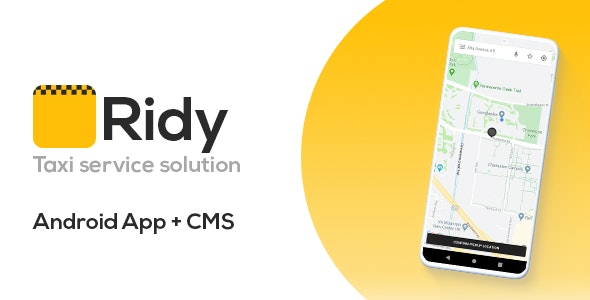 Ridy - Taxi Application Android + Dashboard