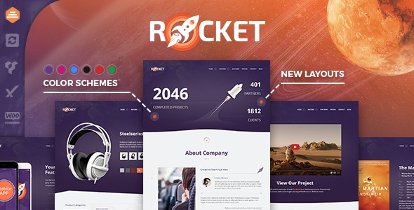 Rocket - Creative Multipurpose WordPress Theme