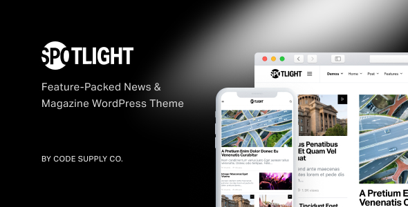 Spotlight - Feature-Packed News - Magazine WordPress Theme