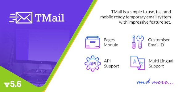 TMail - a temporary mail script with multiple domains