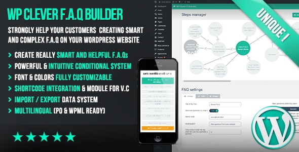 WP Clever FAQ Builder - Smart support tool for WordPress