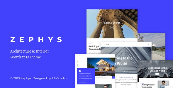 Zephys Architecture - Interior WordPress Theme