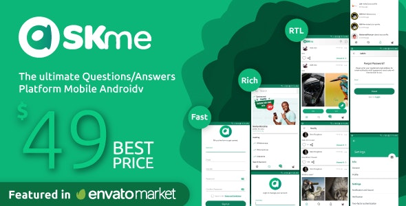 AskMe Android - Mobile Questions - Answers Social Network Application
