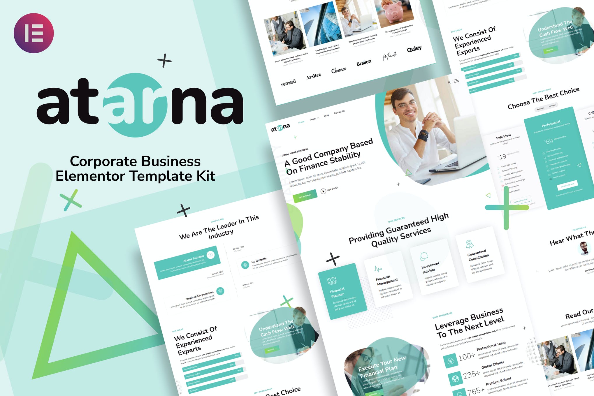 Atarna - Corporate Business Elementor Template Kit