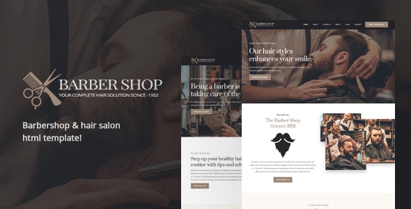 BarberShop - Hair Salon HTML Template