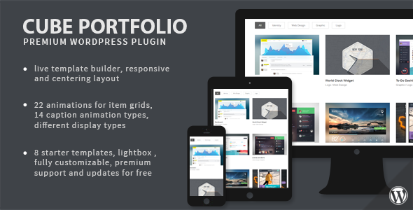 Cube Portfolio Responsive WordPress Grid Plugin
