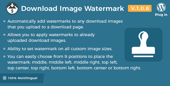 Easy Digitals Image Watermark Addon