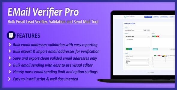 Email Verifier Pro - Bulk Email Addresses Validation