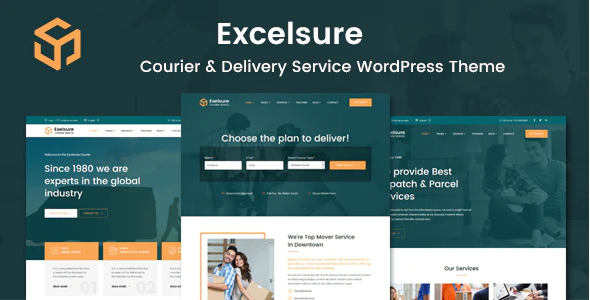 Excelsure - Courier Delivery WordPress Theme