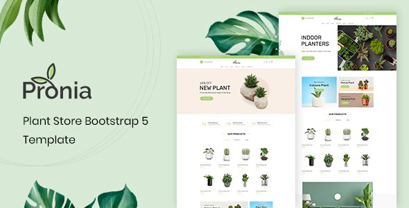 Pronia - Plant Store Bootstrap Template