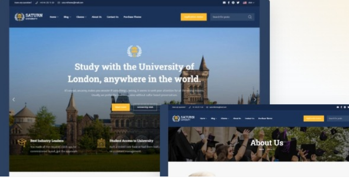 Saturn - university and education WordPress theme [ACTIVATED]