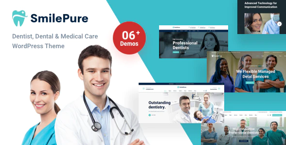 SmilePure - Dental - Medical Care WordPress Theme