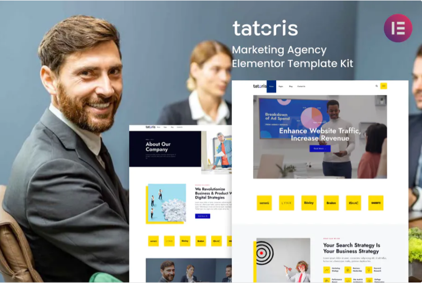 Tatoris - Marketing Agency Elementor Template Kit