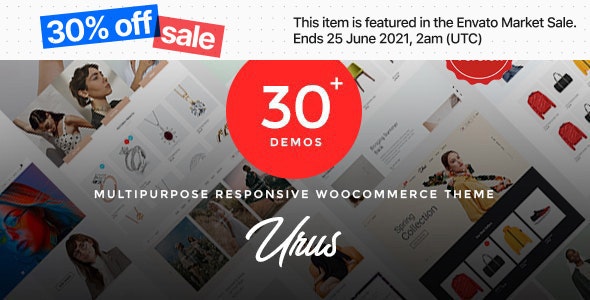 Urus - Multipurpose Responsive WooCommerce Theme