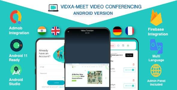 VIDXA MEET - Free Video Conferencing - Audio Conferencing App | Zoom Clone