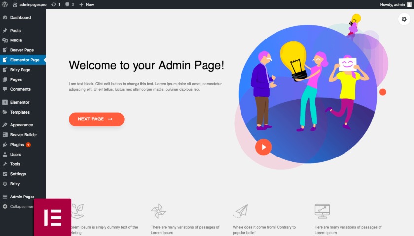 WP Admin Pages PRO - Admin Pages The Way You Want
