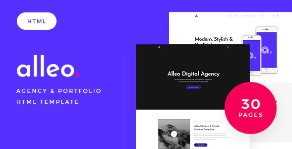 Alleo - Agency - Portfolio HTML Template