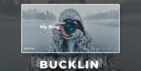 Bucklin - Creative Personal Blog HTML Template