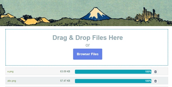 Contact Form Drag and Drop FIles Upload- Multiple Files Upload