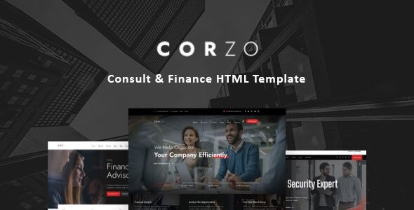 Corzo - Consulting - Finance HTML Template