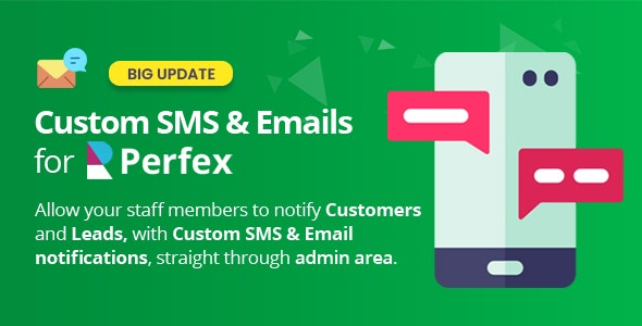 Custom SMS Module for Perfex CRM by Become Digital