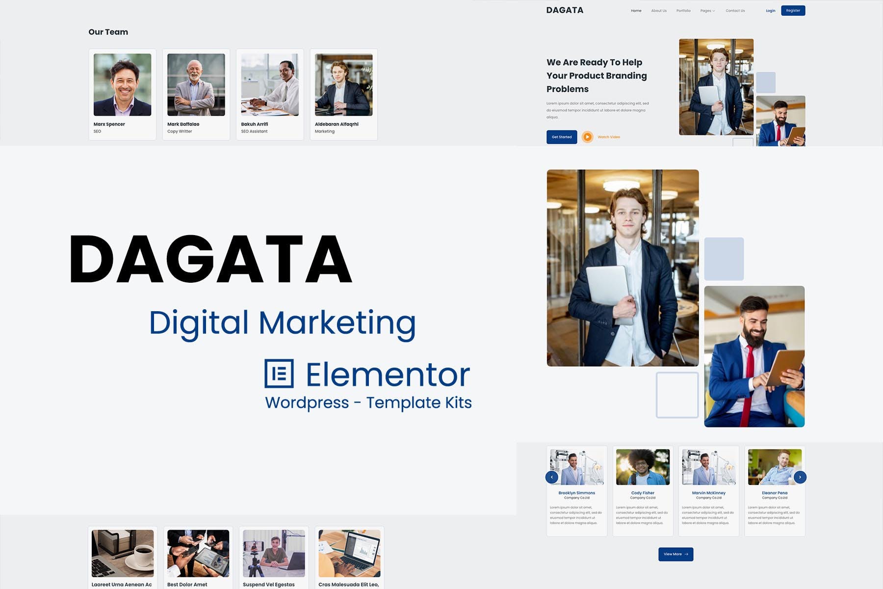 Dagata - Digital Marketing Elementor Template Kits