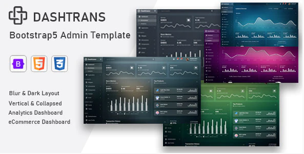 Dashtrans - Bootstrap Admin Template