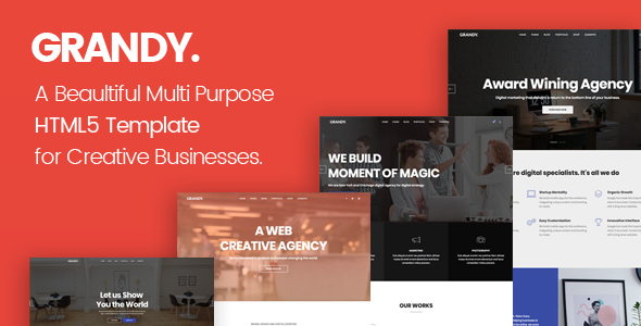 Grandy - Creative Multi Purpose Big HTML Template