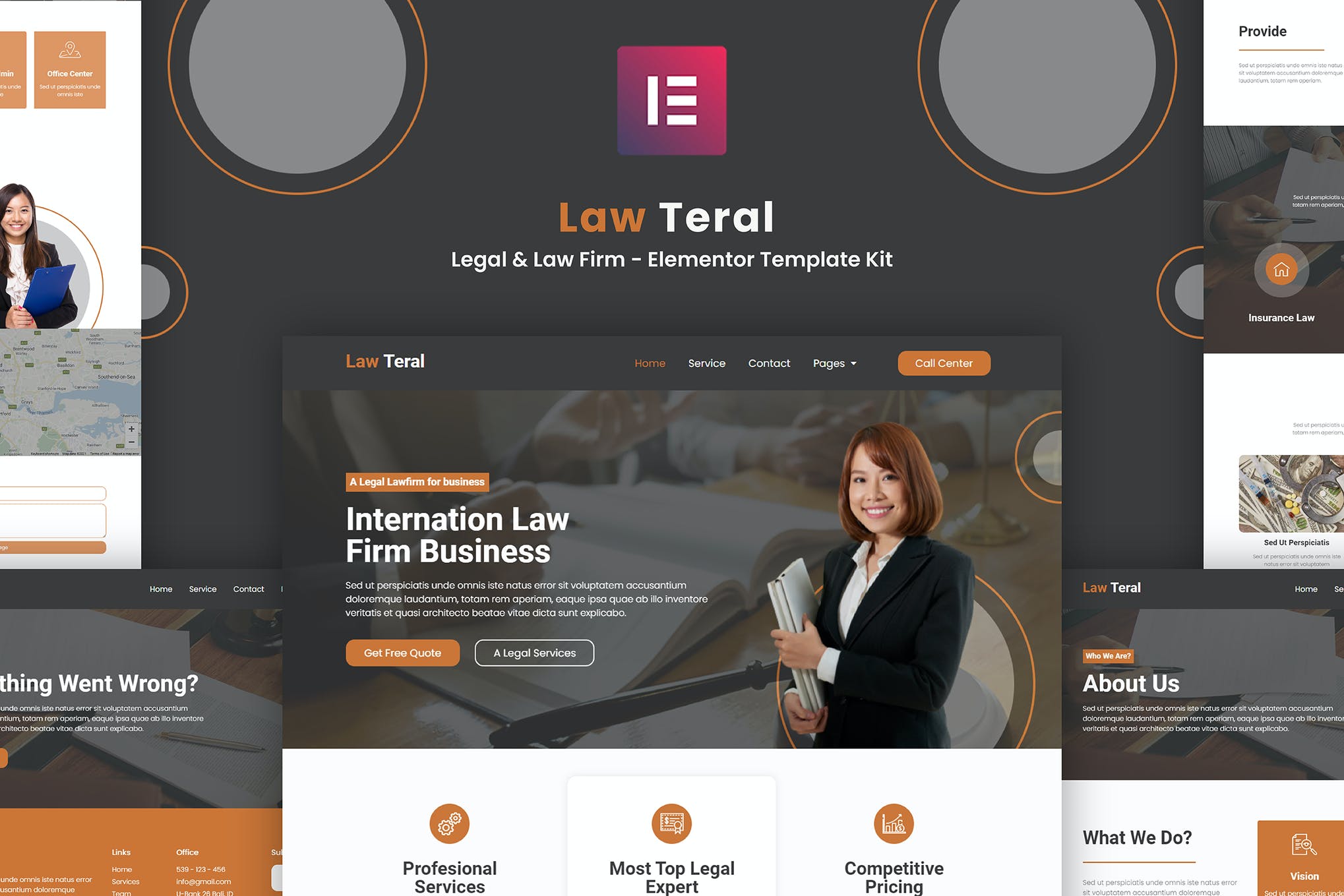 LawTeral - Legal - Law Firm Elementor Template Kit