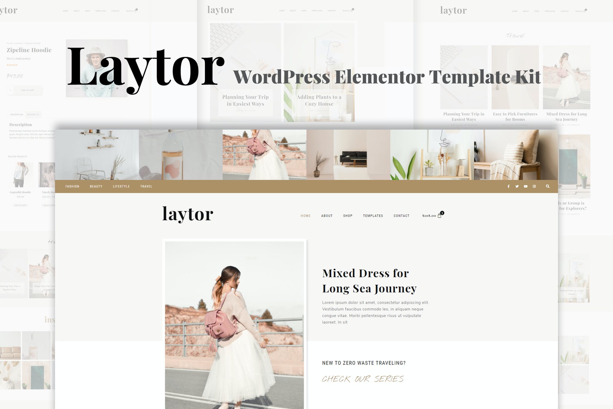 Laytor - Blogging - Magazine WordPress Elementor Template Kit