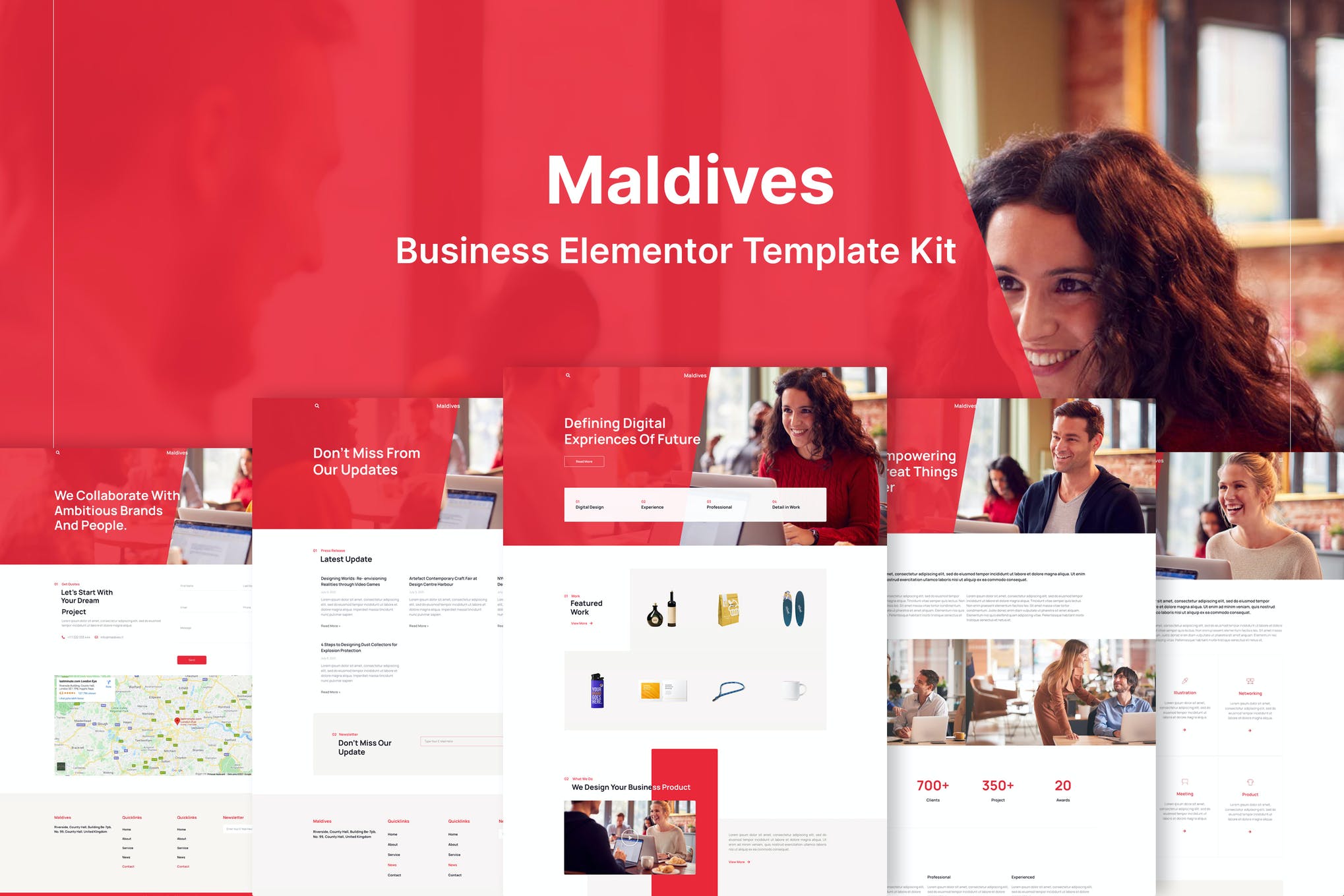 Maldives - Business - Agency Elementor Template Kit